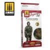 AMMO of Mig Jimenez 7037 Flecktarn German Camouflage Figures Set 6x17ml